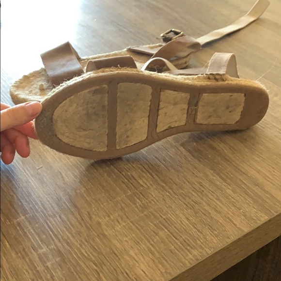 Woven summer sandals. Real leather espadrilles - Picture 3 of 3